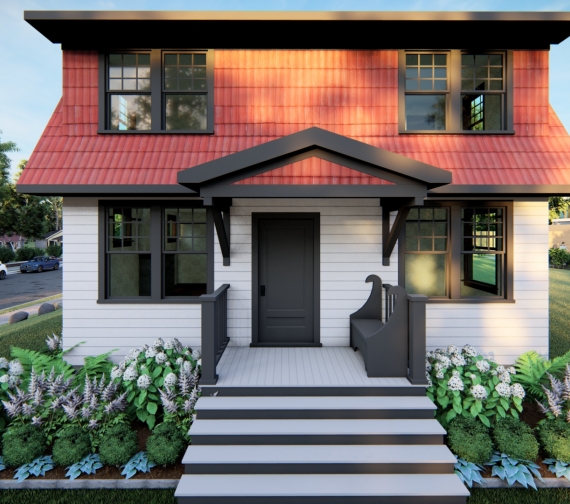 Hydrangea floral border