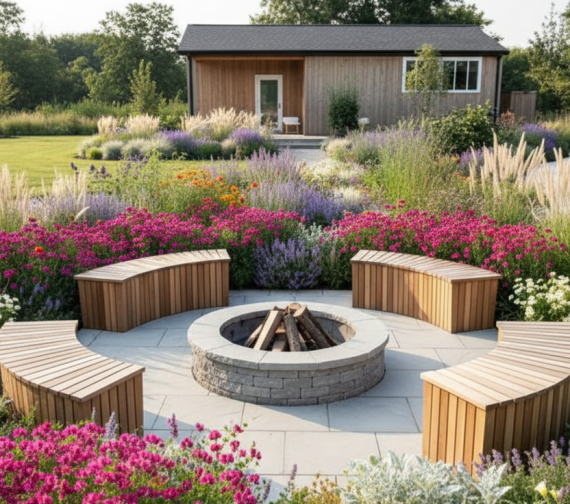 Dobes zīmējums saulainā vietā 20m2